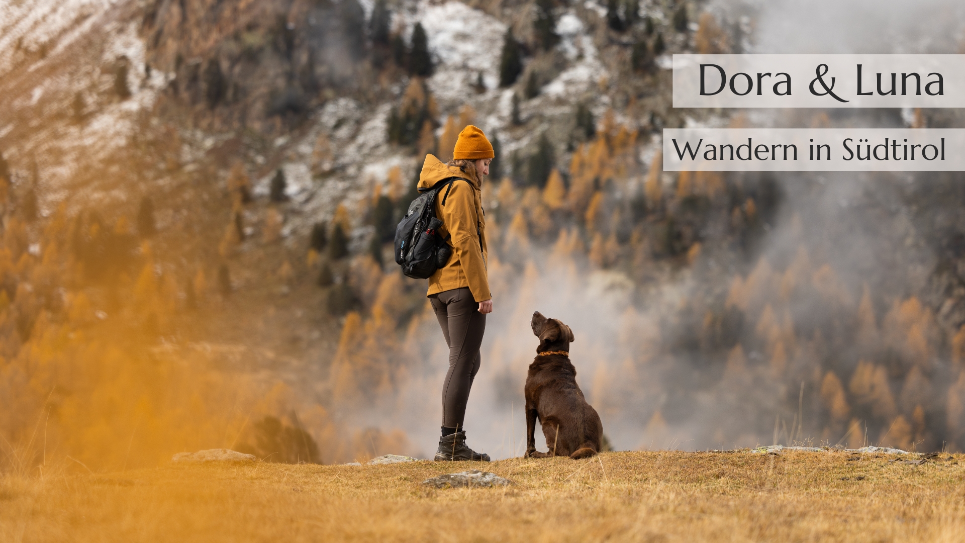 Videoshooting mit Hund<br />
Videodreh mit Hund<br />
Abenteuerwanderung mit Hund<br />
Wandern mit Hund<br />
Südtirol mit Hund<br />
Wandern in Südtirol mit Hund<br />
Urlaub mit Hund Südtirol<br />
Hundevideografie